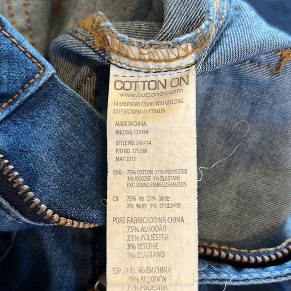 Cotton On Mid Rise Flair Denim Jeans - Picture 10 of 10